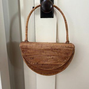 Darling Woven Rafia Anthropologie Bag - NWT
